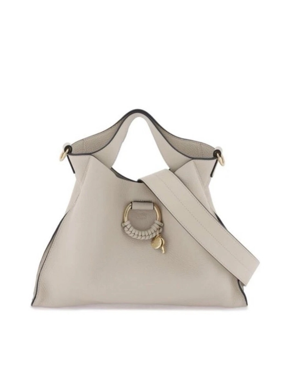 See by Chloé Joan Top Handle Bag in Cement Beige